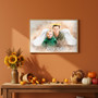 Photo Remembrance Canvas - Dad's Heartfelt Legacy Keepsake