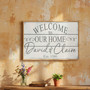 Custom Family Welcome Canvas Art - Personalized Gift for Home