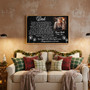 Dad's Memory - Heartfelt Personalized Memorial Canvas Keepsake