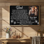 Dad's Memory - Heartfelt Personalized Memorial Canvas Keepsake