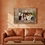 Heartfelt Map Canvas - Custom Home Location Keepsake Art Heartfelt Map Canvas - Custom Home Location Keepsake Art