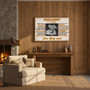 New Dad Gift - Personalized Ultrasound Canvas Wall Art with Photo