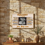 New Dad Gift - Personalized Ultrasound Canvas Wall Art with Photo