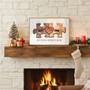 Romantic Woodgrain Puzzle Canvas - A Heartfelt Gift for Couples