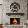Personalized Last Name Monogram Metal Sign – Split Letter Home Decor
