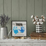 Personalized Dad Handprint Wood Sign - Best Dad Ever Gift From Kids, Custom Message For Father's Day