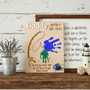 Personalized Fishing Dad Handprint Wood Sign - Unique Father's Day Gift For Grandpa & Dad