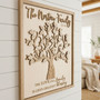 Personalized Family Tree Wall Art - Thoughtful Wood Sign For Anniversary & Mother's Day