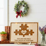 Personalized Dad Puzzle Wood Sign - Birthday Or Father's Day Gift From Kids
