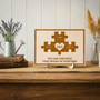 Personalized Dad Puzzle Wood Sign - Birthday Or Father's Day Gift From Kids