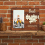 Personalized Dad Puzzle Wood Sign - 'You Are The Piece' Father's Day Gift For Dad From Kids