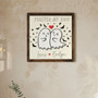 Forever My Boo Wood Sign - Custom Couples Ghost Design, Ideal Valentine's Gift For Spooky Farmhouse DéCor