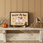 Custom Forever My Boo Wood Sign - Spooky Halloween Gift For Couples - Ghost Theme Home Decor