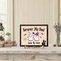 Custom Forever My Boo Wood Sign - Spooky Halloween Gift For Couples - Ghost Theme Home Decor