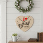Heartfelt Personalized Wood Sign For Couples - Valentine Anniversary Decor