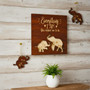 Customized Elephant Family Wood Sign For Dad Grandma Mom Father's Day Gift Customized Elephant Family Wood Sign For Dad Grandma Mom Father's Day Gift