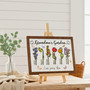 Custom Birth Month Flowers Wood Sign For Grandma's Garden – Mother's Day Gift For Mom, Nana