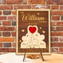 Personalized Elephant Family Wood Sign For Mom - Mother’s Day Door Decor Gift