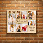 Custom Mother Son Photo Collage - Heartfelt Canvas Gift for Mom