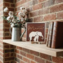 Thoughtful Elephant Family Wood Sign - Personalized Gift For Mom, Dad, Grandma & Grandpa For Mother's Day Or Father's Day Decor