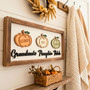 Touching Pumpkin Patch Wood Sign For Mom & Grandma - Personalized Family Kitchen Decor