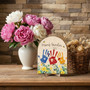 Personalized Mom's Garden Handprint Wood Sign For Mother’s Day From Kids - Heartfelt Family Keepsake Gift