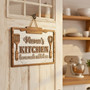 Custom Mom's Kitchen Wood Sign - Mother's Day Gift For Mom, Grandma In Rustic Style