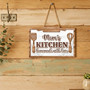 Custom Mom's Kitchen Wood Sign - Mother's Day Gift For Mom, Grandma In Rustic Style