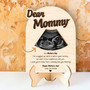Heartfelt Customized Ultrasound Wood Sign Gift For New Moms - First Mother’s Day Decoration From Baby