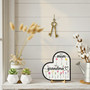 First Mom Now Grandma Heart Wood Sign - Personalized Mother's Day Gifts