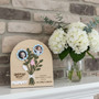 Personalized Mom's Garden Wood Sign For Mother's Day - Flower Bouquet Kids Keepsake
