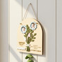 Personalized Mom's Garden Wood Sign For Mother's Day - Flower Bouquet Kids Keepsake