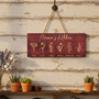 Personalized Mom's Kitchen Wood Sign With Birth Flower - Mother's Day Gift, Grandma's Garden