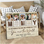 Heartfelt Mother's Day Canvas - "To The World" Personalized Gift