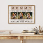 Heartfelt Mother's Day Canvas - "To The World" Personalized Gift