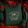 Embroided Probably Just Gonna Jingle Some Of The Way I’m Tired Funny Christmas Embroidered Sweatshirt Women Cosy Holiday Jumper Crewneck Sweater