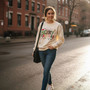 Embroidered Merry Christmas Embroidered Sweatshirt