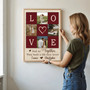 Personalized Love Photo Collage Canvas - Valentine’s Day Gift