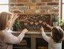 Heirloom Grandkids Names Wood Sign for Mom Family Tree