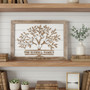 Our Family Story Engraved - Custom Tree Name Wood Sign