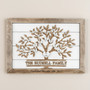 Our Family Story Engraved - Custom Tree Name Wood Sign