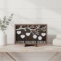 Ancestry's Embrace - Engraved Wood Sign, Gift for Mom & Grandma