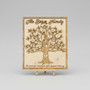 Engraved Family Tree Custom Name Wood Sign Keepsake