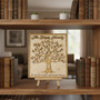 Engraved Family Tree Custom Name Wood Sign Keepsake