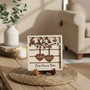 Forever Love 3D Wood Sign - Custom Engraved Couple Names Gift