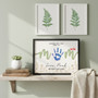 Mom's Engraved Love - Custom Handprint Wood Sign Keepsake