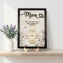 Personalized Wood Sign - The Piece That Holds Us Together for Mom
