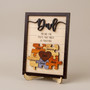 Dad's Piece Wood Sign - Custom Puzzle Gift From Kids
