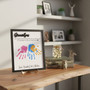 Daughter's Love - Personalized Handprint Dad Wood Sign Keepsake