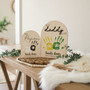 Handprint Memory Wood Sign - Personalized Gift for Dad or Papa